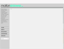 Tablet Screenshot of motionsick.net